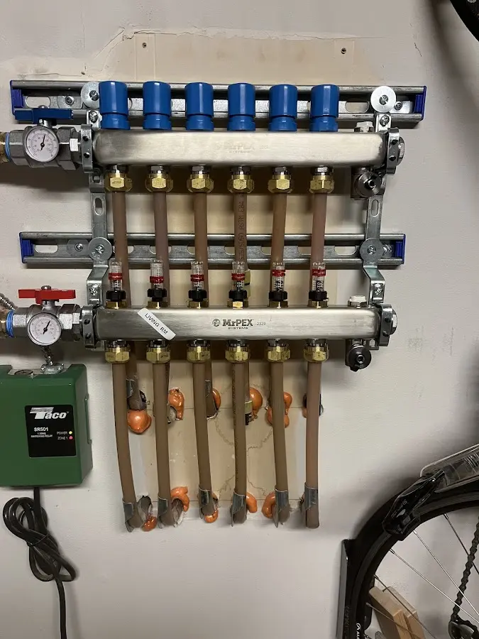 Plumber performing Leak Detection at a residential property in Wormleysburg